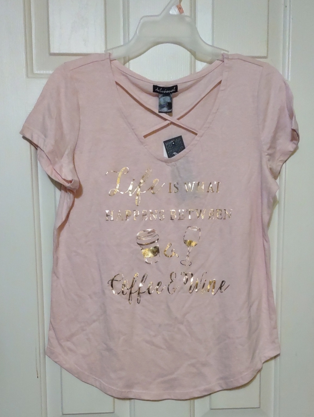 NWT Short Sleeve Coffee Tee